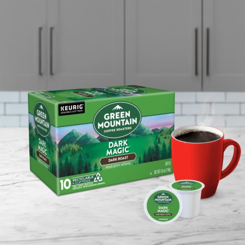 Green Mountain Coffee Roasters Dark Magic Dark Roast Coffee Perspective: right