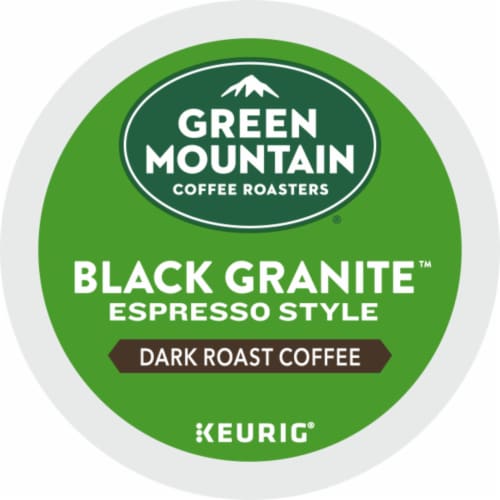 Green Mountain Coffee Roasters® Black Granite™ Espresso Style Dark Roast K-Cup® Pods Perspective: right