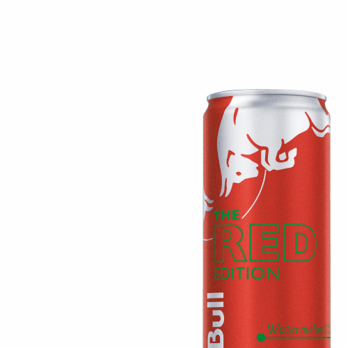 Red Bull® Red Edition Watermelon Energy Drink Multipack Cans Perspective: right