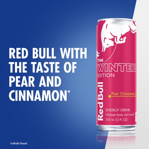 Red Bull Winter Edition Pear Cinnamon Energy Drink Can, 12 fl oz Kroger