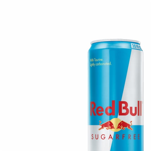 Red Bull Sugar Free Energy Drink Can Perspective: right