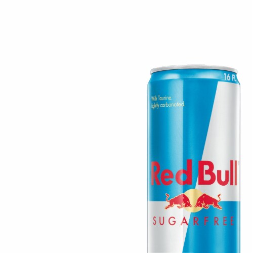 Red Bull Sugar Free Energy Drink Can Perspective: right