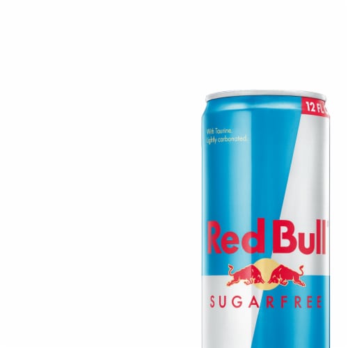 Red Bull Sugar Free Energy Drink Can Perspective: right