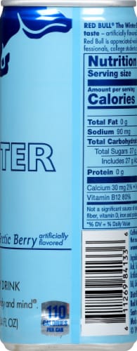 Red Bull® The Winter Edition Arctic Berry Energy Drink Can Perspective: right