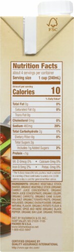 Kitchen Basics® Organic Vegetable Stock Perspective: right
