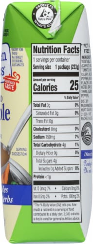Kitchen Basics® Unsalted Vegetable Stock Perspective: right