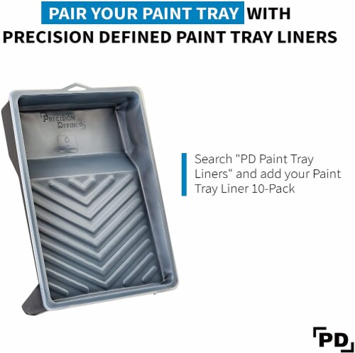 Precision Defined Paint Tray Liner 9-Inch, Paint Trays Set 2-Pack