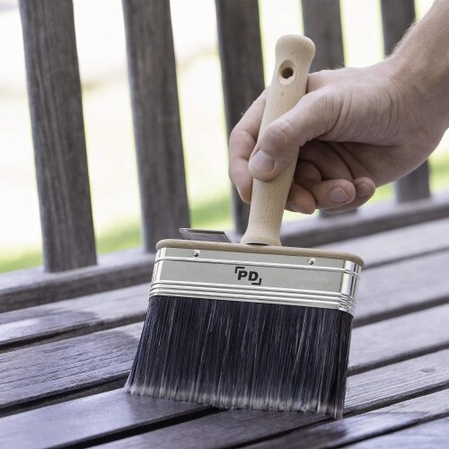 Precision Defined Deck Stain Brush, 5Inch Deck Brush for Paints