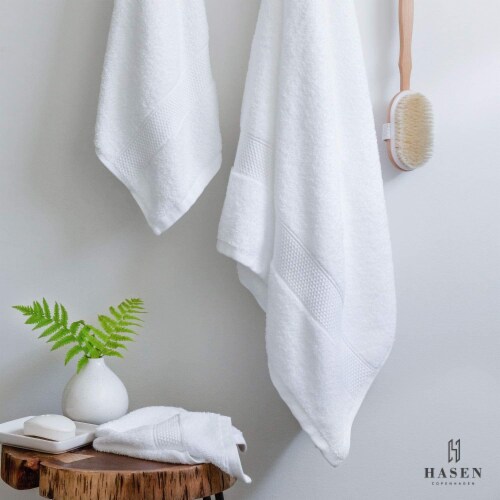 Hasen Hotel Luxury Bath Towel 6-Pack Set  100% Pure Cotton, Spa Quality  Absorbent, 1 - Fred Meyer