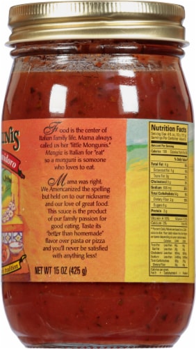 Monjunis Salsa Di Pomidoro Spaghetti Sauce Perspective: right