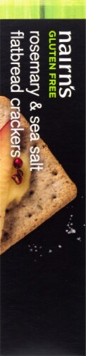 Nairn's Gluten Free Rosemary & Sea Salt Flatbread Crackers Perspective: right