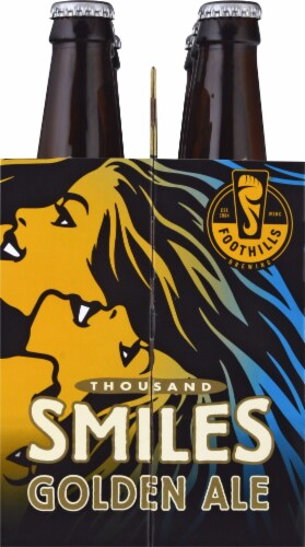 Foothills Brewing Thousand Smiles Golden Ale Perspective: right