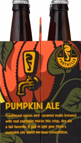 Foothills Brewing Pumpkin Ale Perspective: right