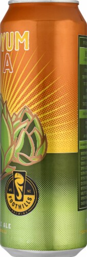 Foothills Brewing Hoppyum IPA Beer Perspective: right