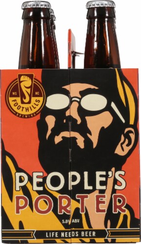 Foothills Brewing People's Porter Perspective: right
