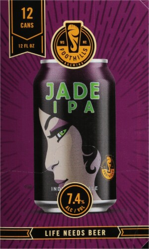 Foothills Brewing® Jade IPA Perspective: right