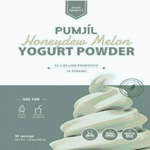 Honeydew Yogurt Powder, Probiotic Soft Serve Ice Cream Mix Perspective: right