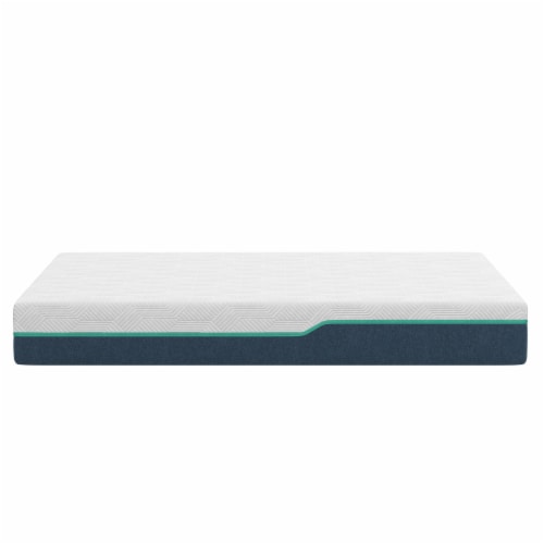 10 Medium Gel Memory Foam Mattress with Cooling Air Flow and Pressure Relieving Foam Layers Perspective: right