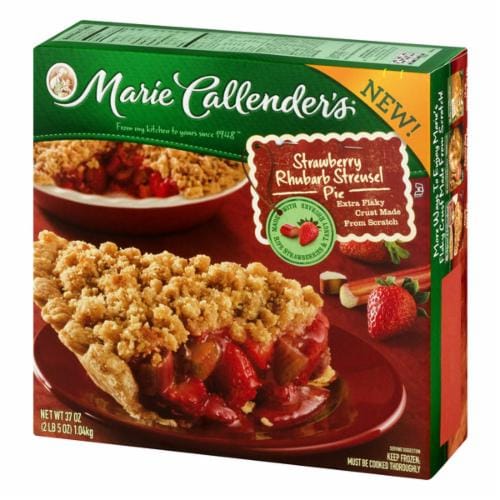 Marie Callender's Strawberry Rhubarb Streusel Pie, 37 Oz   Baker's