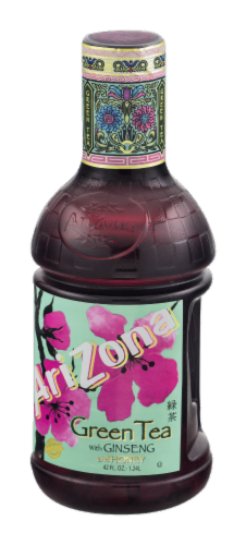 AriZona Green Tea with Ginseng Perspective: right