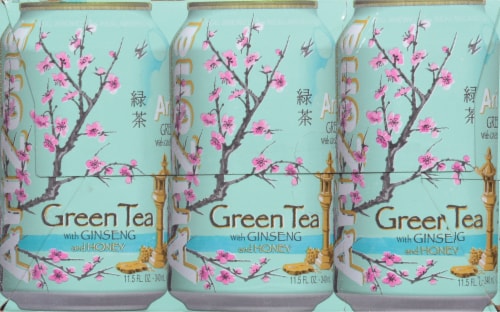 AriZona® Green Tea With Ginseng & Honey, 12 cans / 11.5 fl oz - Foods Co.