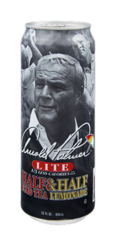 AriZona® Arnold Palmer Lite Half & Half Lemonade Iced Tea Can Perspective: right