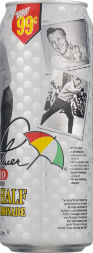 AriZona® Arnold Palmer s Half & Half Lemonade Iced Tea Can Perspective: right