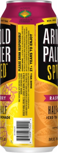 Arnold Palmer Spiked™ Half & Half Raspberry Iced Tea Hard Lemonade Single Can Perspective: right