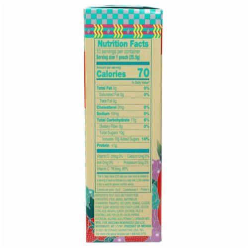 AriZona® Mixed Fruit Snacks Perspective: right