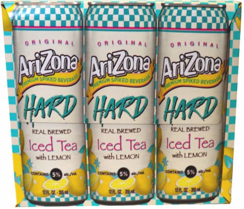 AriZona Hard Iced Tea with Lemon Perspective: right