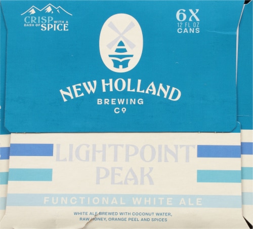 New Holland Lightpoint Peak Functionsl White Ale 6 pack Perspective: right