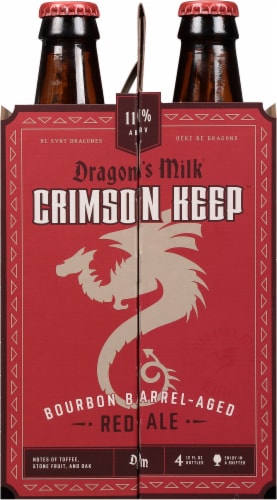 New Holland Brewing Dragon's Milk® Crimson Keep™ Bourbon Barrel-Aged Red Ale Perspective: right