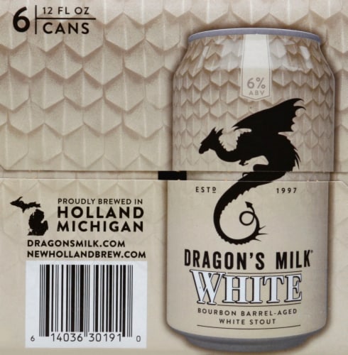 New Holland Brewing Dragon S Milk Bourbon Barrel Aged White Stout 6 Cans 12 Fl Oz Mariano S