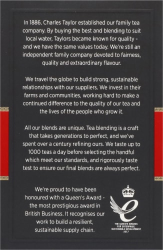 Taylors of Harrogate English Breakfast Tea Perspective: right