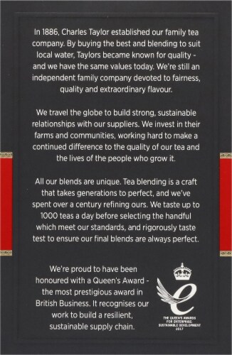 Taylors of Harrogate English Breakfast Tea Perspective: right