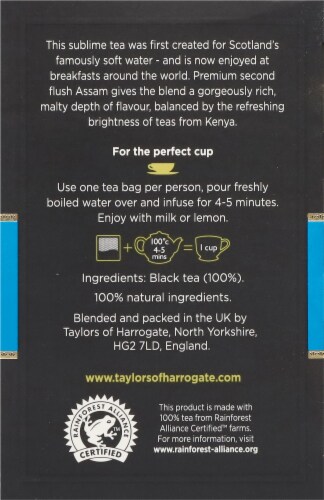 Taylors of Harrogate Scottish Breakfast Black Tea Perspective: right
