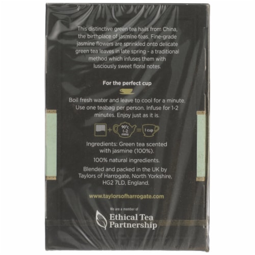 Taylors of Harrogate Green Tea with Jasmine Perspective: right