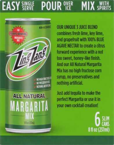 Zing Zang All Natural Margarita Mix Perspective: right