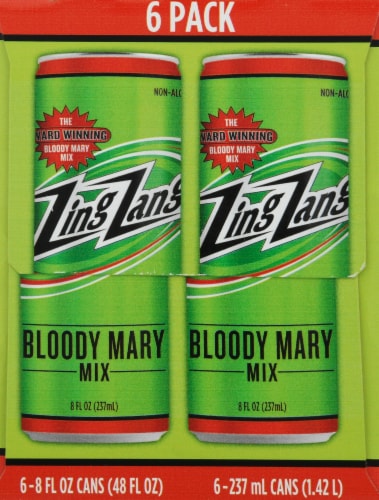 Zing Zang Non-Alcoholic Bloody Mary Mix Perspective: right