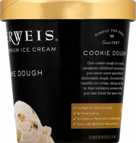 Oberweis® Cookie Dough Ice Cream Perspective: right