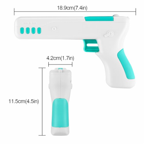 Ownpets Cat Toy Gun, Interactive Cat Toy Gun Shape Toy with Ball & Feather Perspective: right