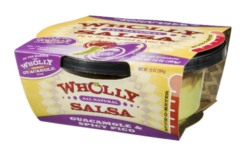 Wholly Guacamole Spicy Pico Over Guacamole Layered Dip Perspective: right