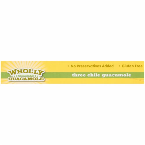 Wholly Guacamole Three Chili Mild Guacamole Perspective: right