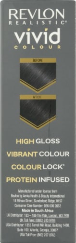 Revlon Realistic Vivid Colour Jet Black Permanent Hair Color Perspective: right