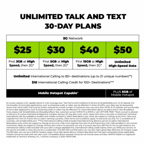 Simple Mobile Moto G Play Prepaid Smartphone - Blue Perspective: right