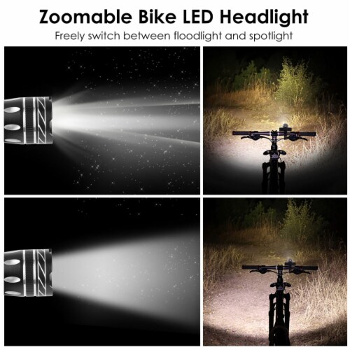 Usb Rechargeable Led Bike Headlight Ipx6 Waterproof Aluminum Alloy Front Light Yes Fred Meyer