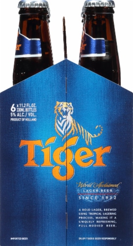 Tiger Lager Beer Perspective: right