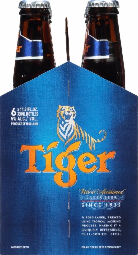 Tiger Lager Beer Perspective: right