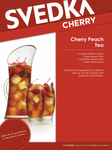 SVEDKA Cherry Flavored Vodka Perspective: right