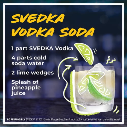 SVEDKA Vodka Glassware Gift Set Perspective: right
